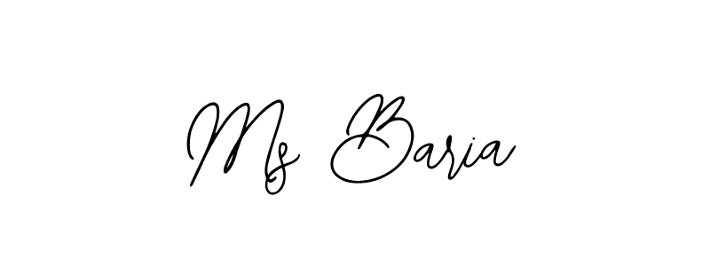 The best way (Bearetta-2O07w) to make a short signature is to pick only two or three words in your name. The name Ms Baria include a total of six letters. For converting this name. Ms Baria signature style 12 images and pictures png