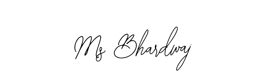 Design your own signature with our free online signature maker. With this signature software, you can create a handwritten (Bearetta-2O07w) signature for name Ms Bhardwaj. Ms Bhardwaj signature style 12 images and pictures png