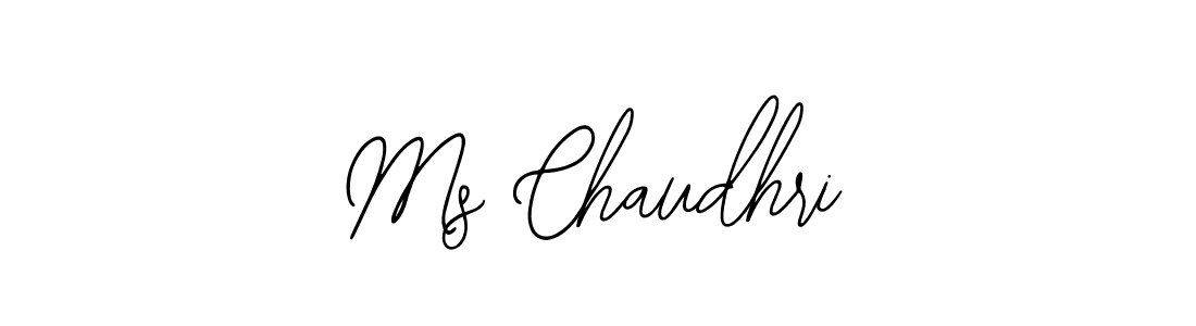 Use a signature maker to create a handwritten signature online. With this signature software, you can design (Bearetta-2O07w) your own signature for name Ms Chaudhri. Ms Chaudhri signature style 12 images and pictures png