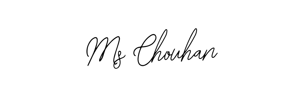 You should practise on your own different ways (Bearetta-2O07w) to write your name (Ms Chouhan) in signature. don't let someone else do it for you. Ms Chouhan signature style 12 images and pictures png