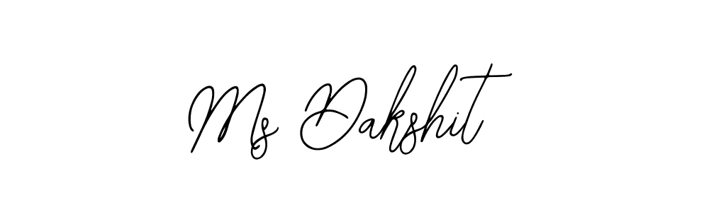 Use a signature maker to create a handwritten signature online. With this signature software, you can design (Bearetta-2O07w) your own signature for name Ms Dakshit. Ms Dakshit signature style 12 images and pictures png