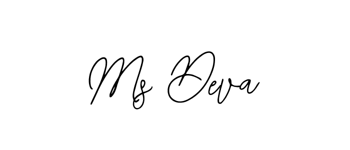 How to make Ms Deva name signature. Use Bearetta-2O07w style for creating short signs online. This is the latest handwritten sign. Ms Deva signature style 12 images and pictures png