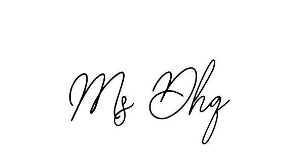 Similarly Bearetta-2O07w is the best handwritten signature design. Signature creator online .You can use it as an online autograph creator for name Ms Dhq. Ms Dhq signature style 12 images and pictures png