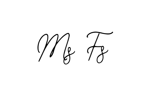 Design your own signature with our free online signature maker. With this signature software, you can create a handwritten (Bearetta-2O07w) signature for name Ms Fs. Ms Fs signature style 12 images and pictures png