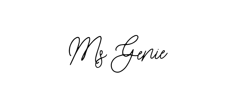 Ms Genie stylish signature style. Best Handwritten Sign (Bearetta-2O07w) for my name. Handwritten Signature Collection Ideas for my name Ms Genie. Ms Genie signature style 12 images and pictures png