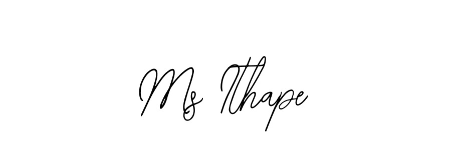 You can use this online signature creator to create a handwritten signature for the name Ms Ithape. This is the best online autograph maker. Ms Ithape signature style 12 images and pictures png