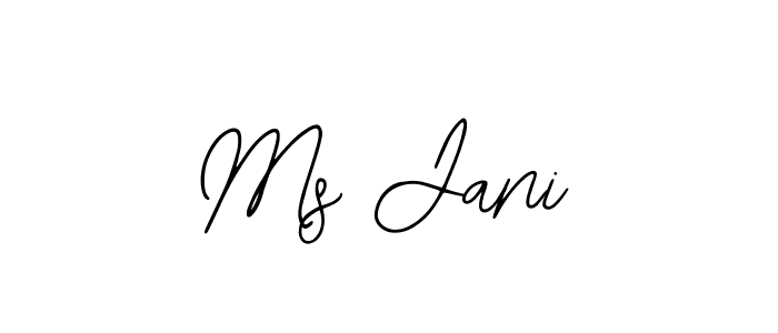 How to make Ms Jani signature? Bearetta-2O07w is a professional autograph style. Create handwritten signature for Ms Jani name. Ms Jani signature style 12 images and pictures png