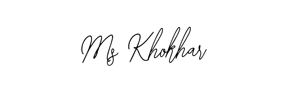 The best way (Bearetta-2O07w) to make a short signature is to pick only two or three words in your name. The name Ms Khokhar include a total of six letters. For converting this name. Ms Khokhar signature style 12 images and pictures png