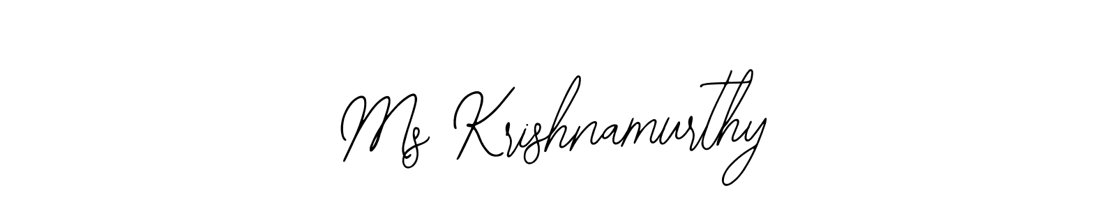 Make a short Ms Krishnamurthy signature style. Manage your documents anywhere anytime using Bearetta-2O07w. Create and add eSignatures, submit forms, share and send files easily. Ms Krishnamurthy signature style 12 images and pictures png