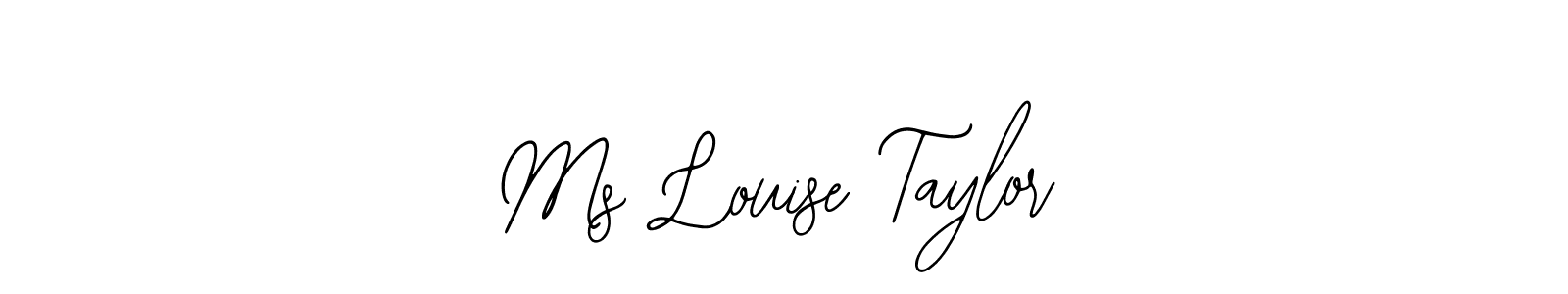 The best way (Bearetta-2O07w) to make a short signature is to pick only two or three words in your name. The name Ms Louise Taylor include a total of six letters. For converting this name. Ms Louise Taylor signature style 12 images and pictures png