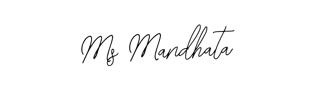 Also You can easily find your signature by using the search form. We will create Ms Mandhata name handwritten signature images for you free of cost using Bearetta-2O07w sign style. Ms Mandhata signature style 12 images and pictures png