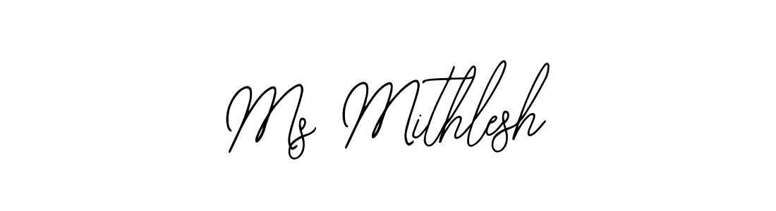 if you are searching for the best signature style for your name Ms Mithlesh. so please give up your signature search. here we have designed multiple signature styles  using Bearetta-2O07w. Ms Mithlesh signature style 12 images and pictures png