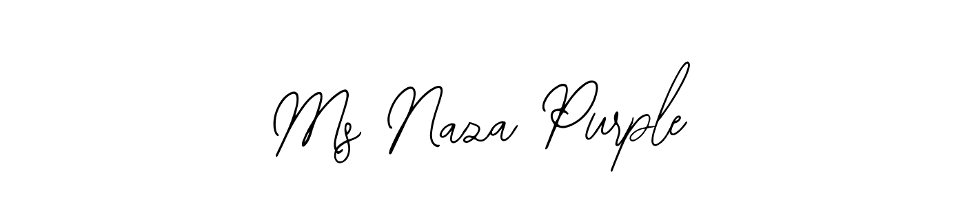 Also we have Ms Naza Purple name is the best signature style. Create professional handwritten signature collection using Bearetta-2O07w autograph style. Ms Naza Purple signature style 12 images and pictures png