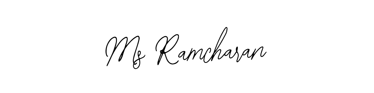 How to make Ms Ramcharan signature? Bearetta-2O07w is a professional autograph style. Create handwritten signature for Ms Ramcharan name. Ms Ramcharan signature style 12 images and pictures png