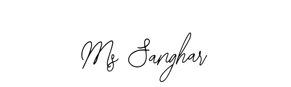 Ms Sanghar stylish signature style. Best Handwritten Sign (Bearetta-2O07w) for my name. Handwritten Signature Collection Ideas for my name Ms Sanghar. Ms Sanghar signature style 12 images and pictures png