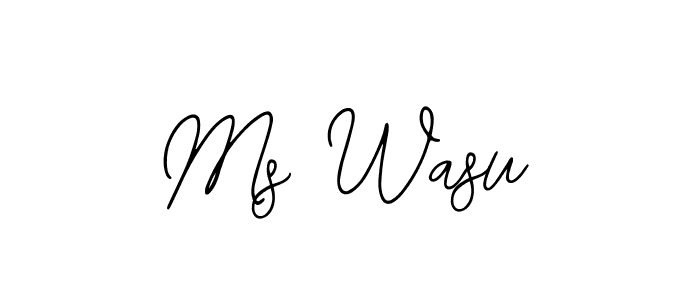 Also we have Ms Wasu name is the best signature style. Create professional handwritten signature collection using Bearetta-2O07w autograph style. Ms Wasu signature style 12 images and pictures png
