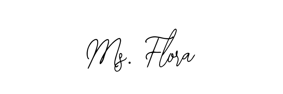 How to make Ms. Flora name signature. Use Bearetta-2O07w style for creating short signs online. This is the latest handwritten sign. Ms. Flora signature style 12 images and pictures png