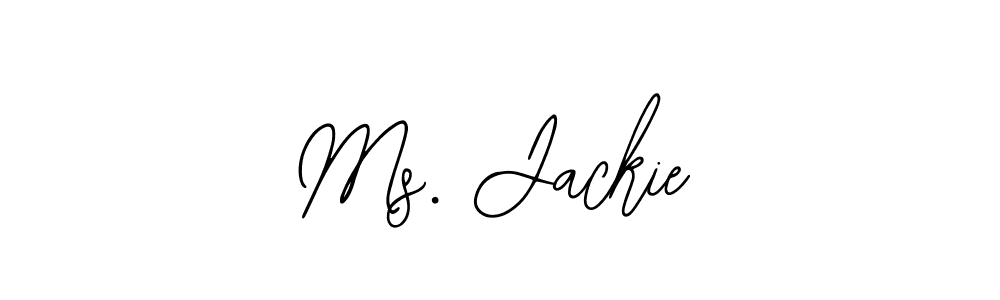 Also we have Ms. Jackie name is the best signature style. Create professional handwritten signature collection using Bearetta-2O07w autograph style. Ms. Jackie signature style 12 images and pictures png