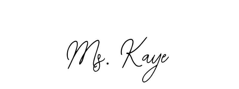 Also You can easily find your signature by using the search form. We will create Ms. Kaye name handwritten signature images for you free of cost using Bearetta-2O07w sign style. Ms. Kaye signature style 12 images and pictures png