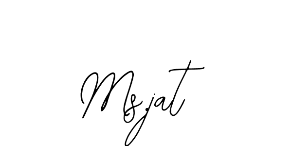 You can use this online signature creator to create a handwritten signature for the name Ms.jat. This is the best online autograph maker. Ms.jat signature style 12 images and pictures png
