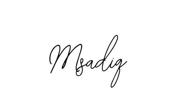 Make a beautiful signature design for name Msadiq. Use this online signature maker to create a handwritten signature for free. Msadiq signature style 12 images and pictures png