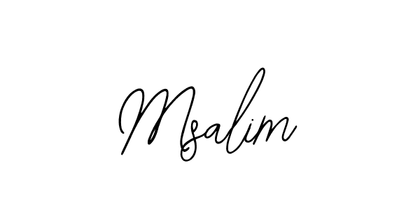 Also we have Msalim name is the best signature style. Create professional handwritten signature collection using Bearetta-2O07w autograph style. Msalim signature style 12 images and pictures png