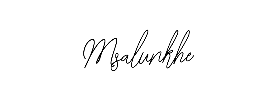 Best and Professional Signature Style for Msalunkhe. Bearetta-2O07w Best Signature Style Collection. Msalunkhe signature style 12 images and pictures png