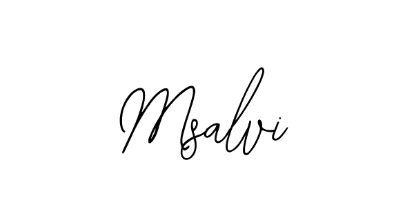 Make a beautiful signature design for name Msalvi. With this signature (Bearetta-2O07w) style, you can create a handwritten signature for free. Msalvi signature style 12 images and pictures png