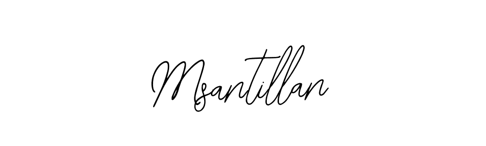 How to make Msantillan signature? Bearetta-2O07w is a professional autograph style. Create handwritten signature for Msantillan name. Msantillan signature style 12 images and pictures png