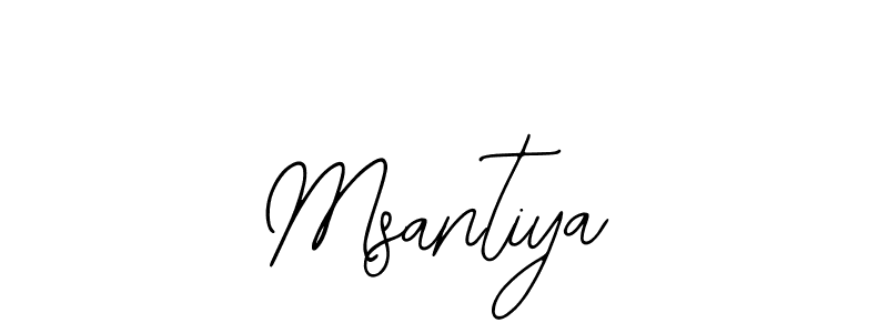 Msantiya stylish signature style. Best Handwritten Sign (Bearetta-2O07w) for my name. Handwritten Signature Collection Ideas for my name Msantiya. Msantiya signature style 12 images and pictures png