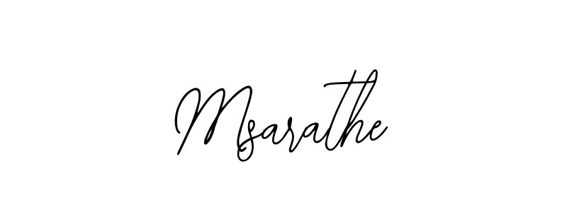 Make a beautiful signature design for name Msarathe. Use this online signature maker to create a handwritten signature for free. Msarathe signature style 12 images and pictures png