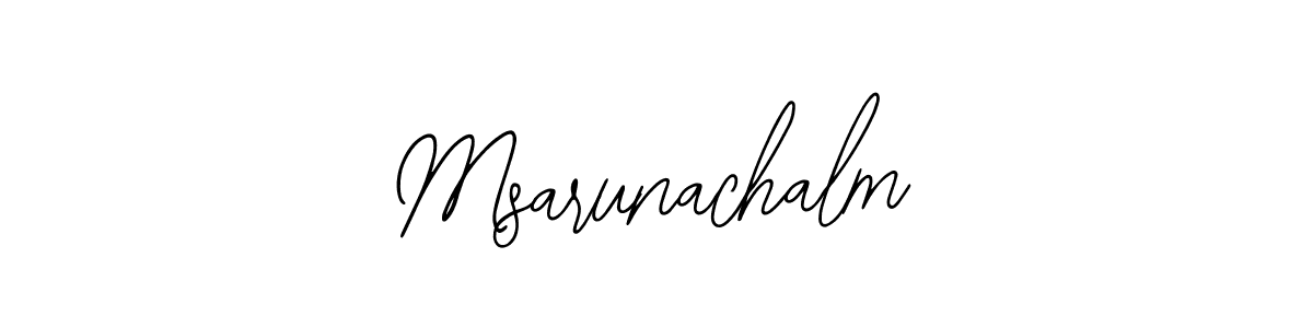Also we have Msarunachalm name is the best signature style. Create professional handwritten signature collection using Bearetta-2O07w autograph style. Msarunachalm signature style 12 images and pictures png