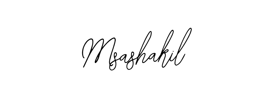 Similarly Bearetta-2O07w is the best handwritten signature design. Signature creator online .You can use it as an online autograph creator for name Msashakil. Msashakil signature style 12 images and pictures png