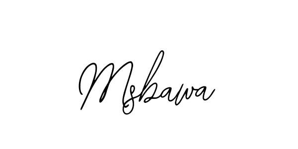 How to make Msbawa signature? Bearetta-2O07w is a professional autograph style. Create handwritten signature for Msbawa name. Msbawa signature style 12 images and pictures png
