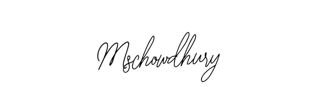 Mschowdhury stylish signature style. Best Handwritten Sign (Bearetta-2O07w) for my name. Handwritten Signature Collection Ideas for my name Mschowdhury. Mschowdhury signature style 12 images and pictures png