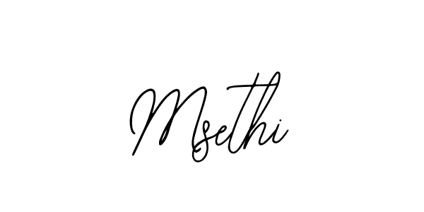 Design your own signature with our free online signature maker. With this signature software, you can create a handwritten (Bearetta-2O07w) signature for name Msethi. Msethi signature style 12 images and pictures png