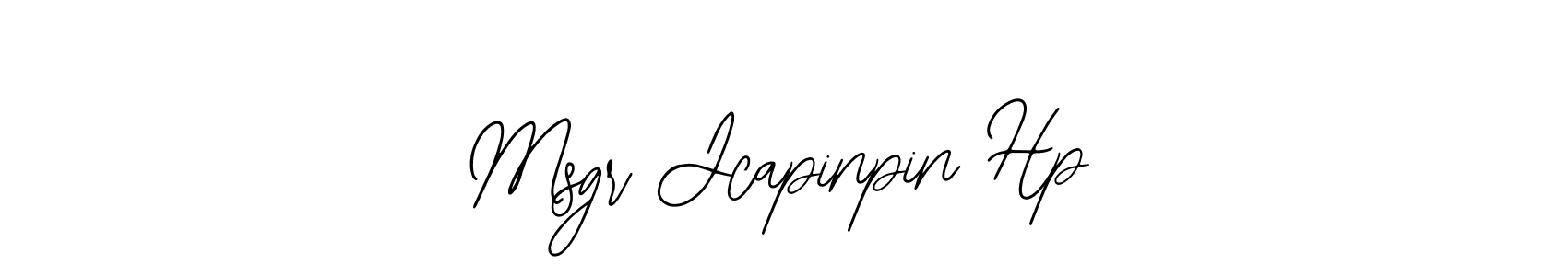 Create a beautiful signature design for name Msgr Jcapinpin Hp. With this signature (Bearetta-2O07w) fonts, you can make a handwritten signature for free. Msgr Jcapinpin Hp signature style 12 images and pictures png