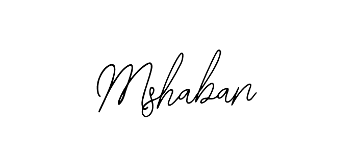 Also we have Mshaban name is the best signature style. Create professional handwritten signature collection using Bearetta-2O07w autograph style. Mshaban signature style 12 images and pictures png