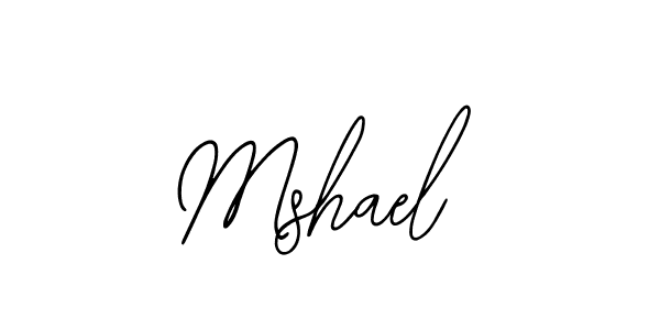 Similarly Bearetta-2O07w is the best handwritten signature design. Signature creator online .You can use it as an online autograph creator for name Mshael. Mshael signature style 12 images and pictures png