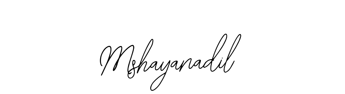 Mshayanadil stylish signature style. Best Handwritten Sign (Bearetta-2O07w) for my name. Handwritten Signature Collection Ideas for my name Mshayanadil. Mshayanadil signature style 12 images and pictures png