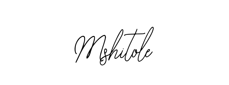 Design your own signature with our free online signature maker. With this signature software, you can create a handwritten (Bearetta-2O07w) signature for name Mshitole. Mshitole signature style 12 images and pictures png