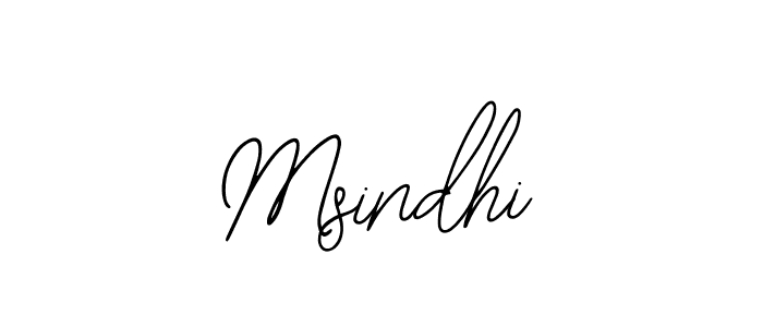 Create a beautiful signature design for name Msindhi. With this signature (Bearetta-2O07w) fonts, you can make a handwritten signature for free. Msindhi signature style 12 images and pictures png