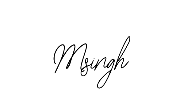 Once you've used our free online signature maker to create your best signature Bearetta-2O07w style, it's time to enjoy all of the benefits that Msingh name signing documents. Msingh signature style 12 images and pictures png