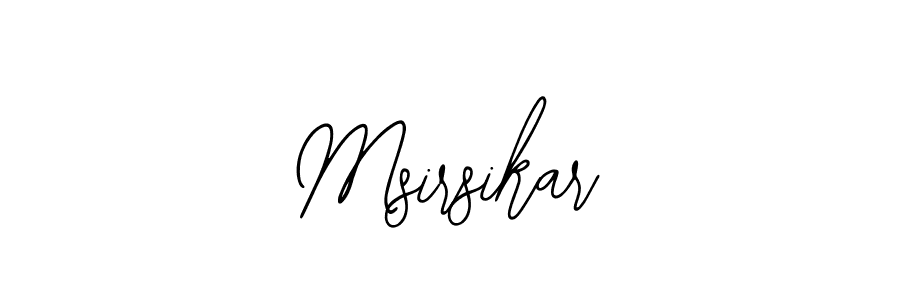 if you are searching for the best signature style for your name Msirsikar. so please give up your signature search. here we have designed multiple signature styles  using Bearetta-2O07w. Msirsikar signature style 12 images and pictures png