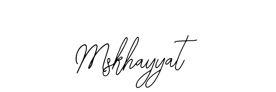 Also You can easily find your signature by using the search form. We will create Mskhayyat name handwritten signature images for you free of cost using Bearetta-2O07w sign style. Mskhayyat signature style 12 images and pictures png