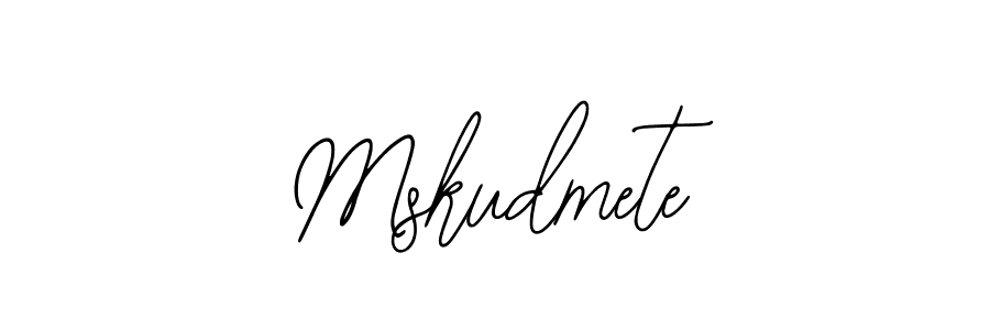 Use a signature maker to create a handwritten signature online. With this signature software, you can design (Bearetta-2O07w) your own signature for name Mskudmete. Mskudmete signature style 12 images and pictures png