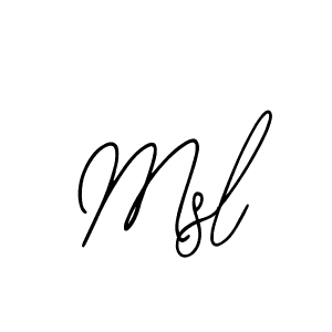 Use a signature maker to create a handwritten signature online. With this signature software, you can design (Bearetta-2O07w) your own signature for name Msl. Msl signature style 12 images and pictures png
