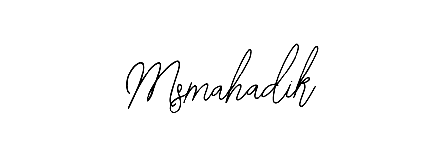 How to make Msmahadik signature? Bearetta-2O07w is a professional autograph style. Create handwritten signature for Msmahadik name. Msmahadik signature style 12 images and pictures png