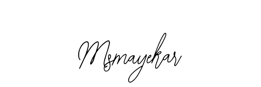 Msmayekar stylish signature style. Best Handwritten Sign (Bearetta-2O07w) for my name. Handwritten Signature Collection Ideas for my name Msmayekar. Msmayekar signature style 12 images and pictures png