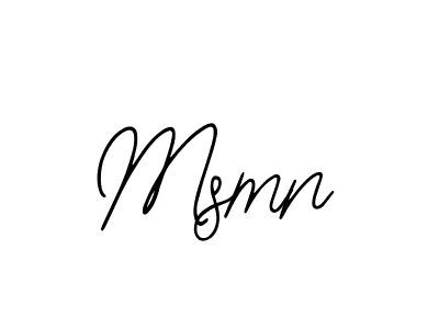 How to make Msmn signature? Bearetta-2O07w is a professional autograph style. Create handwritten signature for Msmn name. Msmn signature style 12 images and pictures png